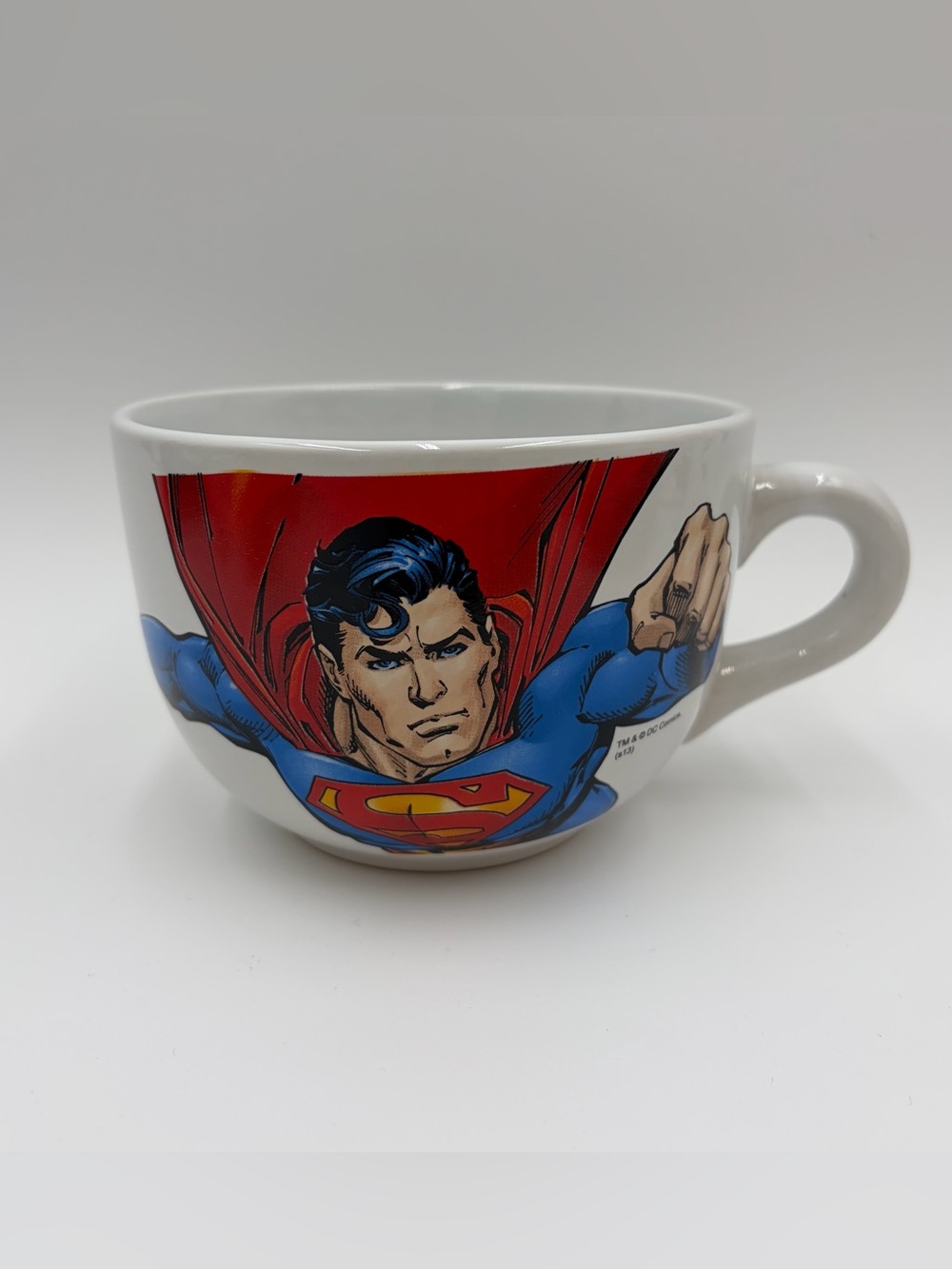 DC Comics Flying Superman Large Oversized Coffee Mug Cup Comic